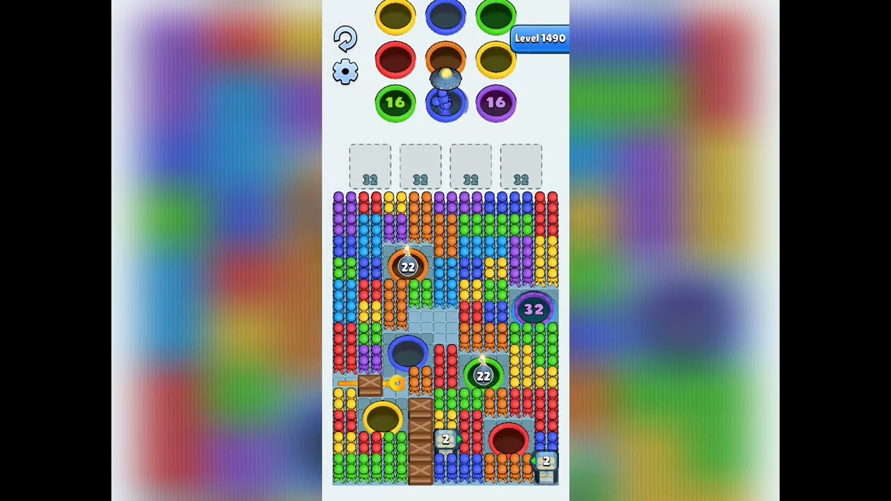 Hole People Level 1490: Hole People Level 1490 Solution Walkthrough