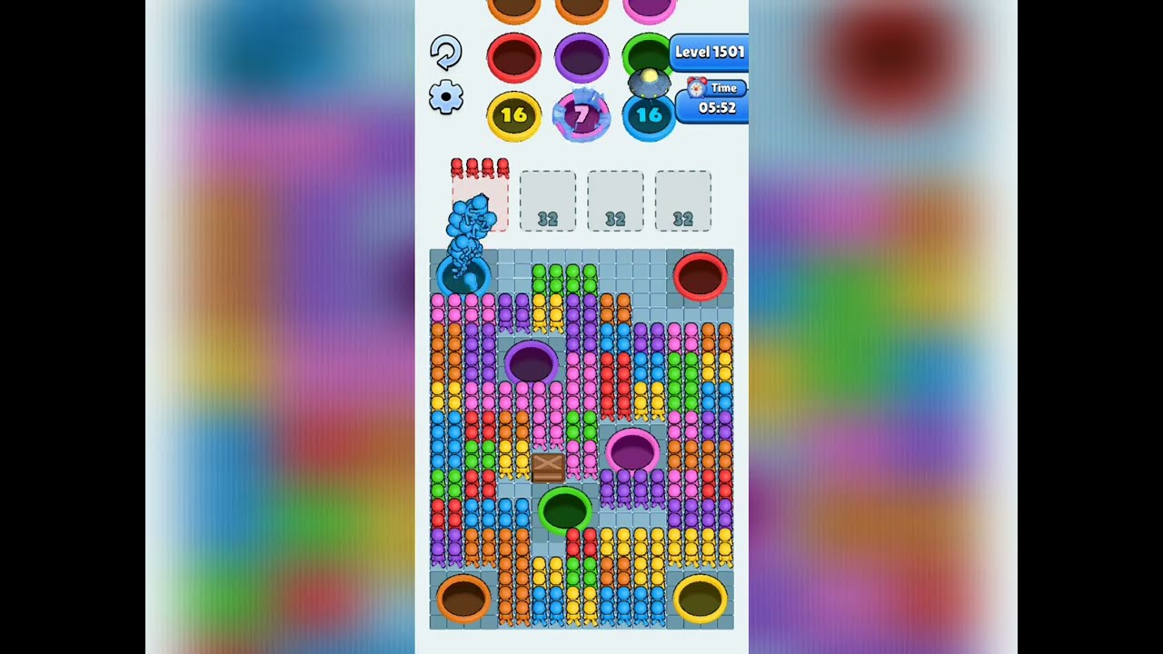 Hole People Level 1501: Hole People Level 1501 Solution Walkthrough