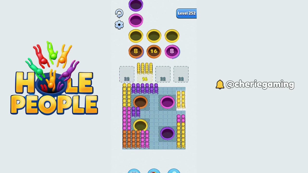 Hole People Level 252: Hole People Level 252 Solution Walkthrough