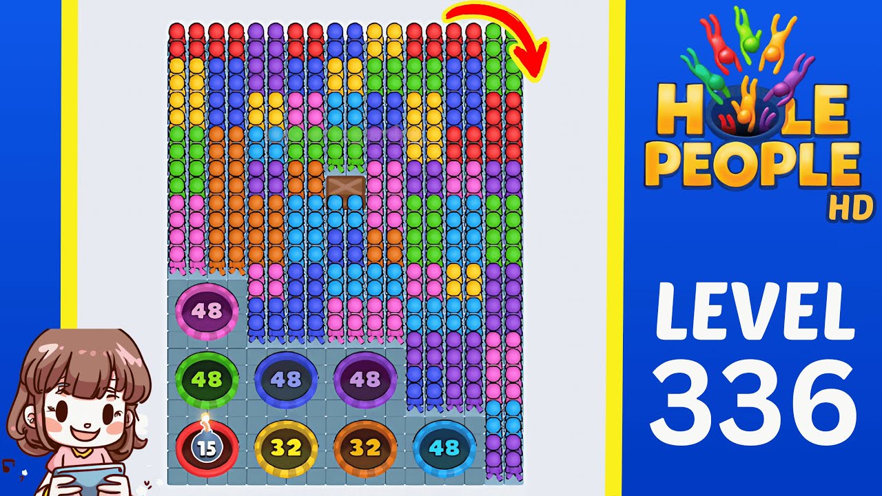 Hole People Level 336: Hole People Level 336 Solution Walkthrough