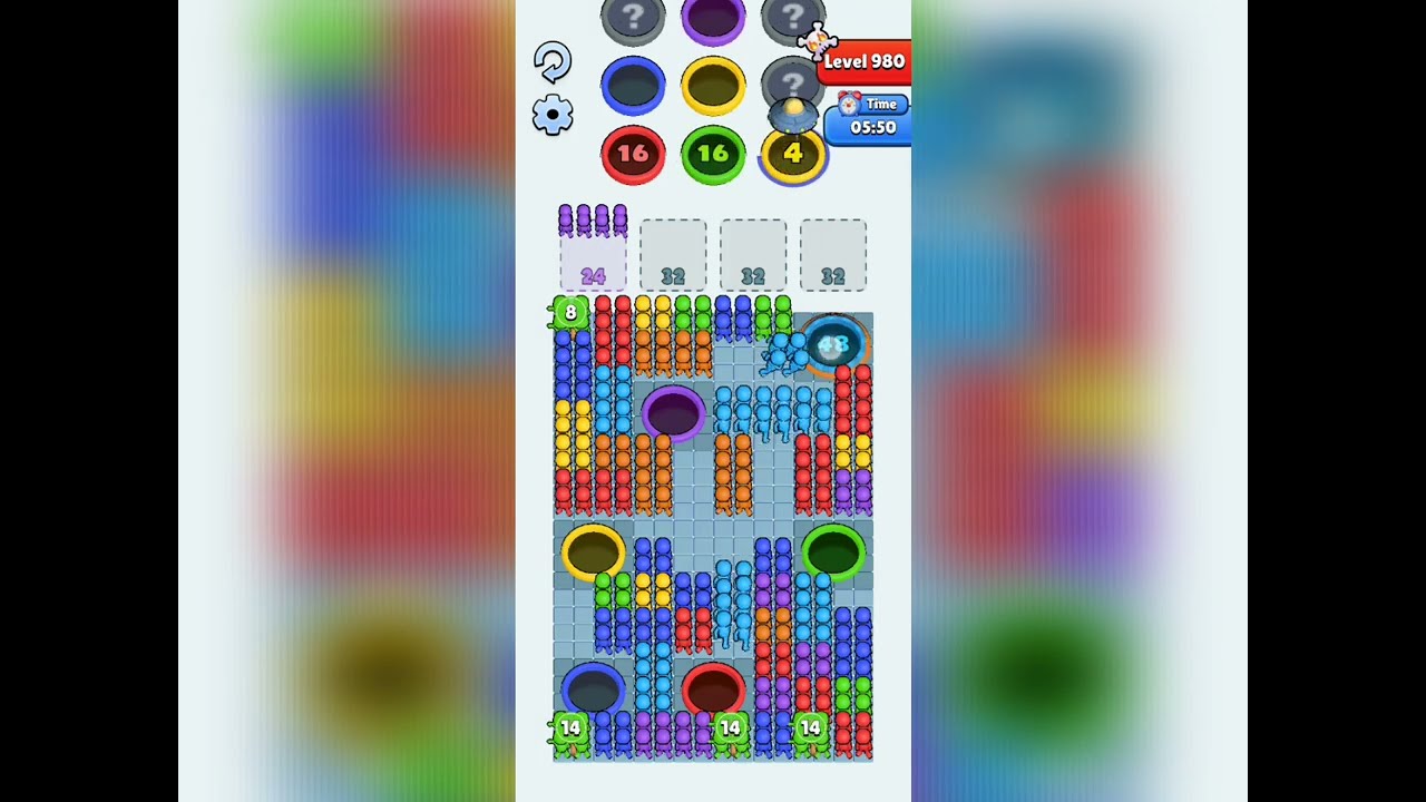 Hole People Level 980: Hole People Level 980 Very Hard Solution Walkthrough